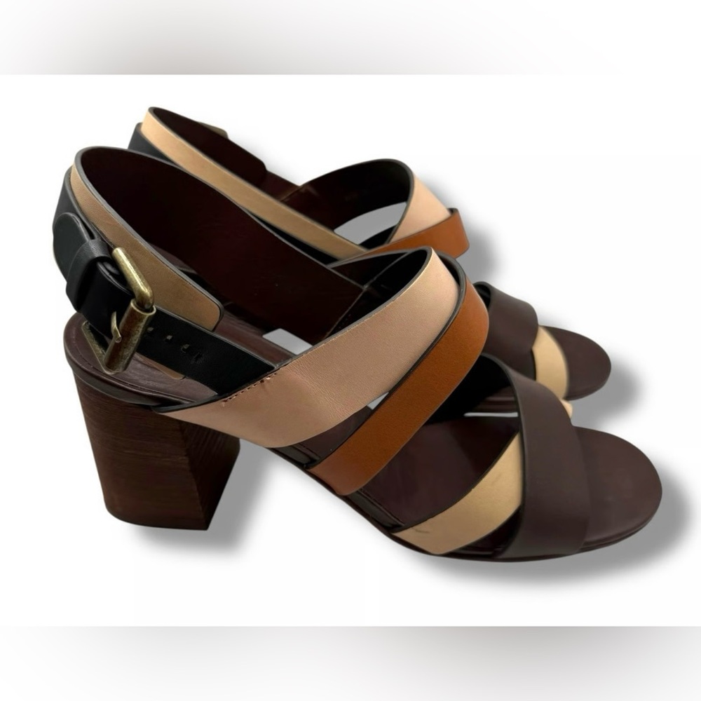 SEE BY CHLOE Elegant Multi-Color Strappy Heels